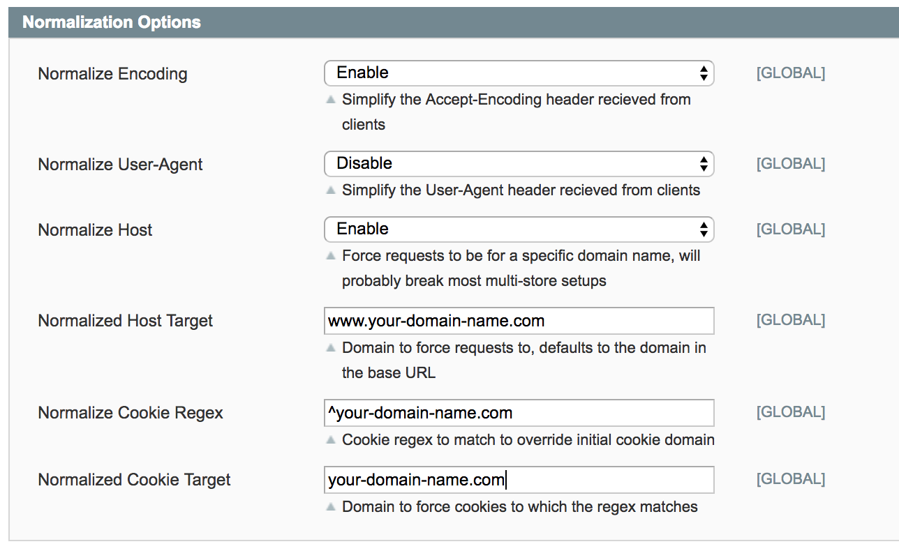 normalize host tuprentine magento1